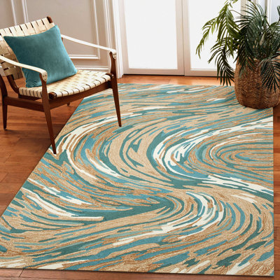Tapis intérieur / extérieur Olutosin Big Wave