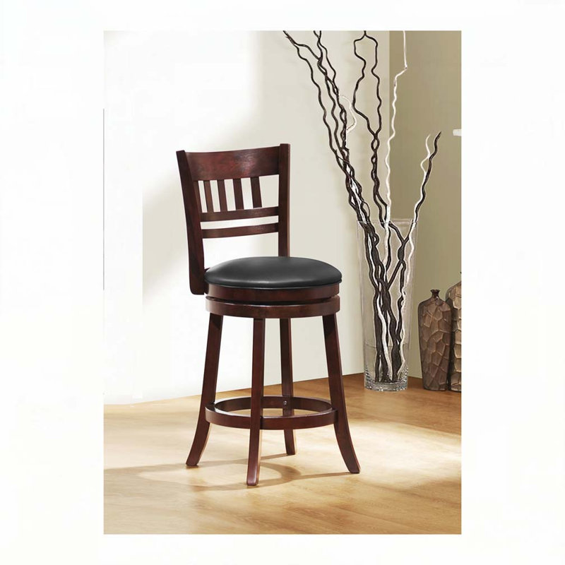 Chaise pivotante à 360 degrés à hauteur de comptoir