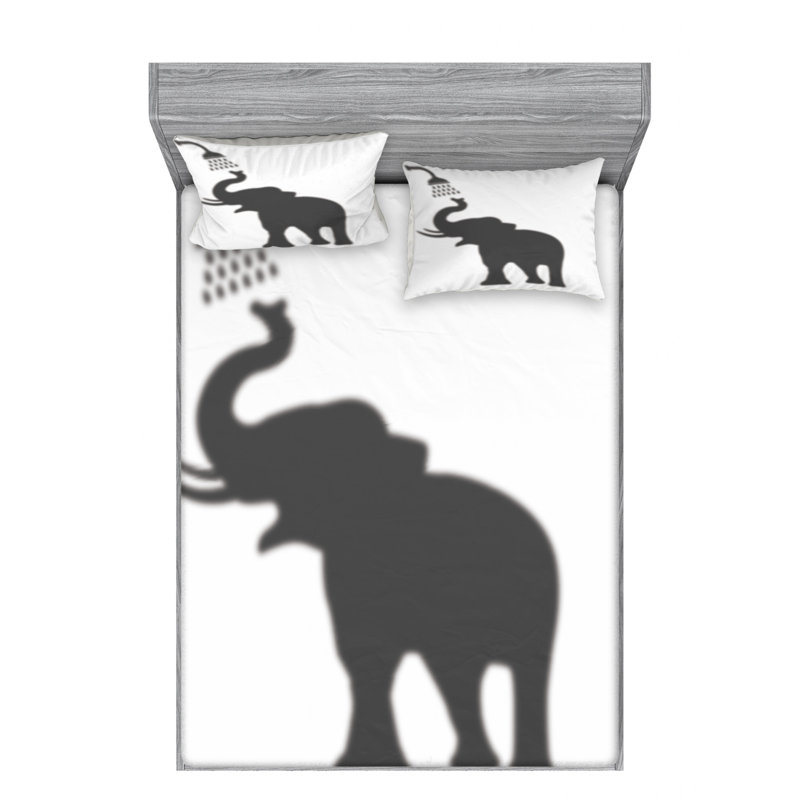 Microfiber Sheet Set, Queen Sheet Set + Fitted Sheet + 2 Pillowcases