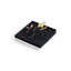 Butterfly Ginkgo Napkin Holder in Gold/Black/White