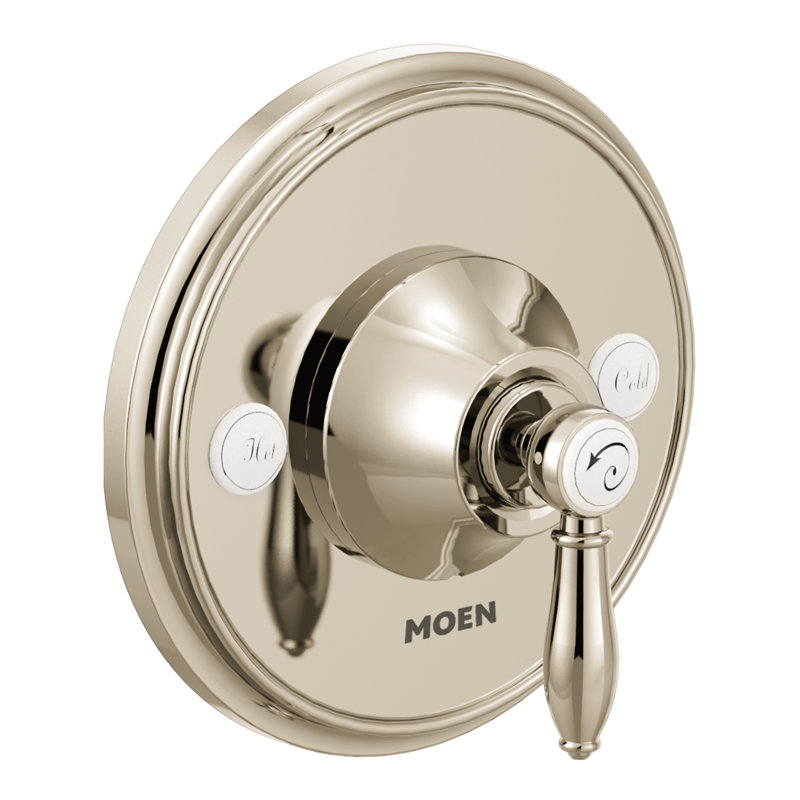 Weymouth Posi-Temp Faucet Trim with Lever Handle, Polished Nickel
