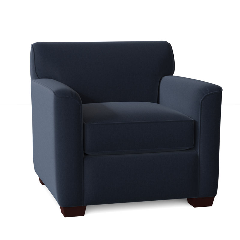 Fauteuil de 39 po de large Keaton, Peyton en sergé performance bleu marine, Oui
