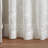 Botanical Embroidery Sheer Curtain Panel Pair White-2085570619-2085522726