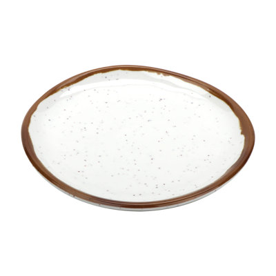 Coupe Plates - Modern Melamine Commercial Dishwasher Safe 10.5'' Melamine Dinner Plate , Set of 12