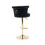 Fauteuil de bar rotatif luxueux en velours 360 ° avec hauteur ajustable en un clic-1391183108