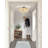 Ohlone Farmhouse Wood Beaded/Metal LED Flush Mount-123703378-70777069