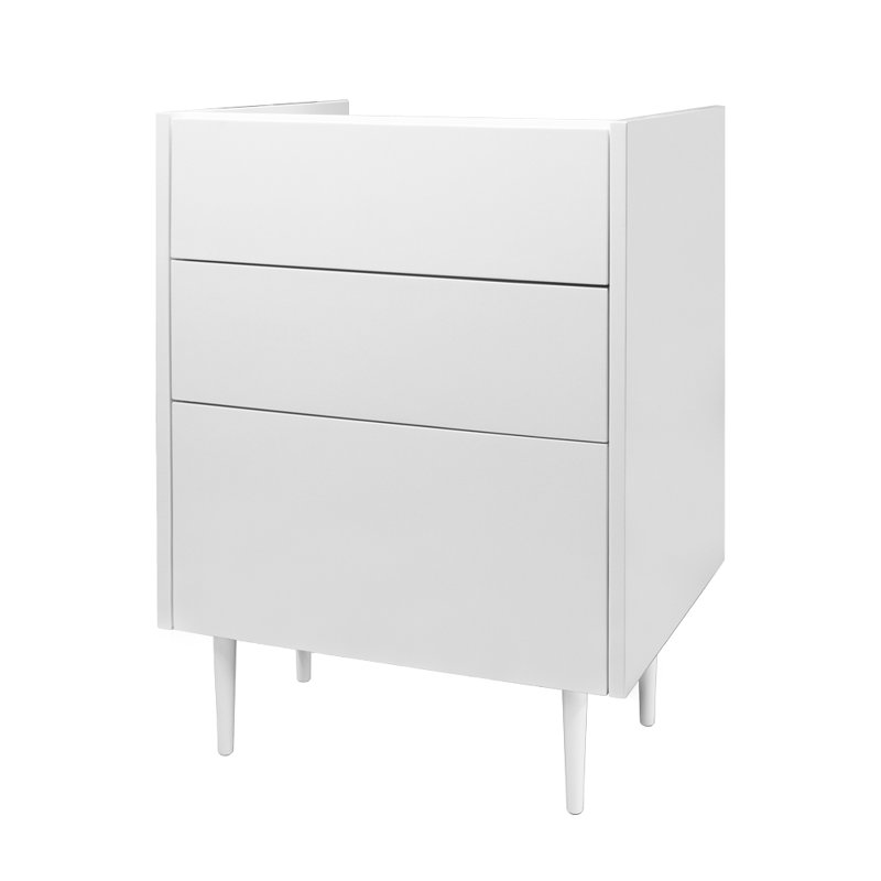 Sofi 23'' W Single Bathroom Vanity Base, Matte White