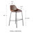 Garner Upholstered Counter Stool with Metal Frame-1578908191-1584548465