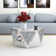 Amla 31" Glass Coffee Table Mirrored Top