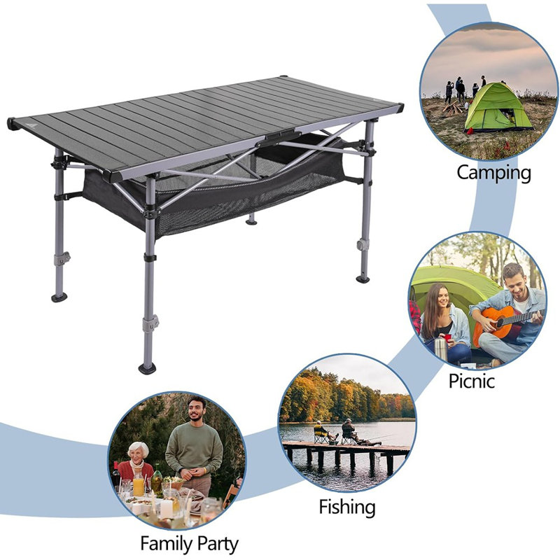 Table de camping avec sac de transport, ...