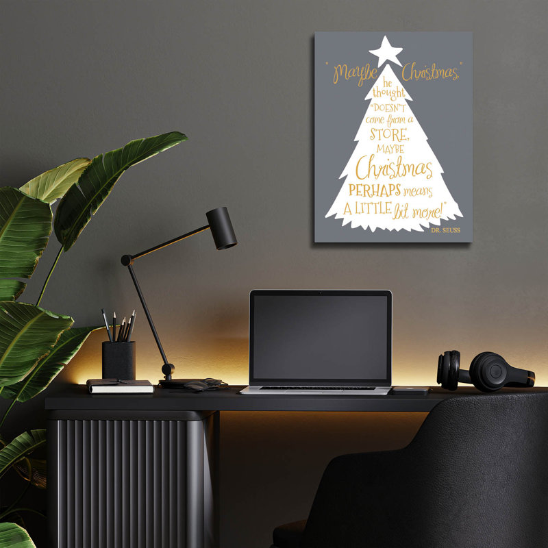 «Peut-être Noël» par Erin Clark, art mural en verre acrylique, H 16 po x l 12 po x P 0,13 po