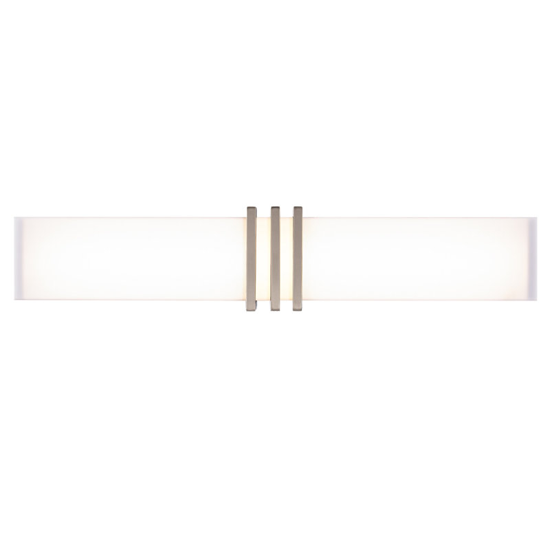 Minibar 1 - Light LED Bath Bar, Brushed Nickel