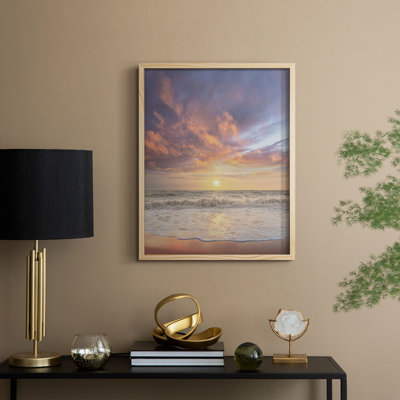 Contemplating Dusk Framed Print - Solid Wood