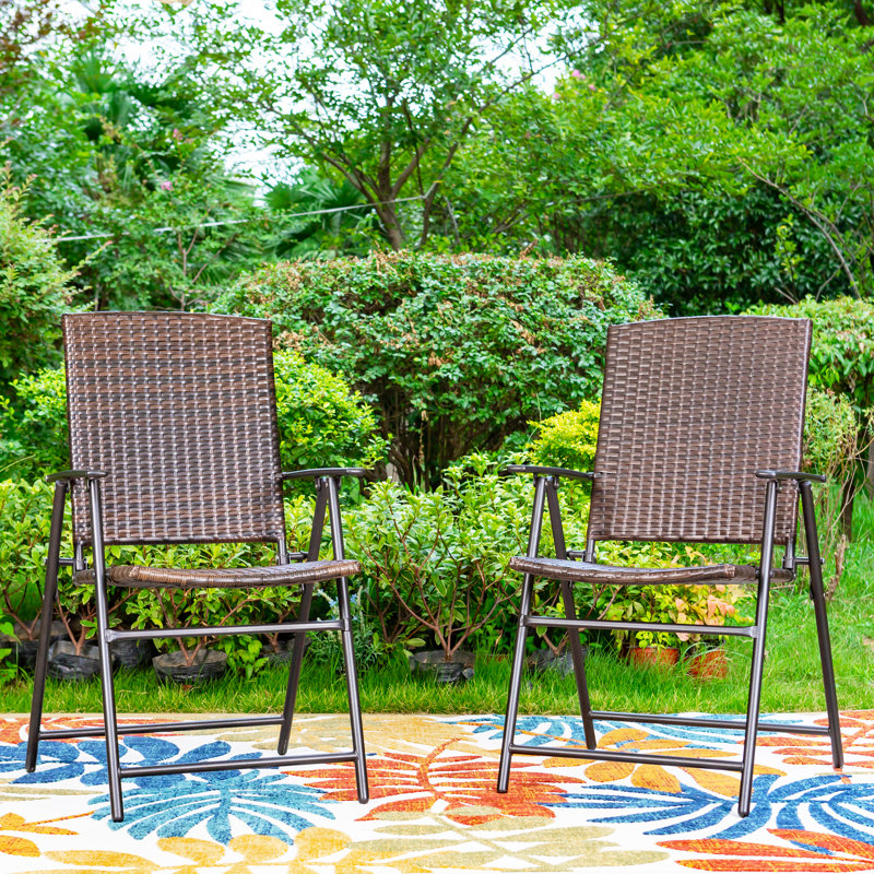 Chaise de patio pliante empilable Jessica