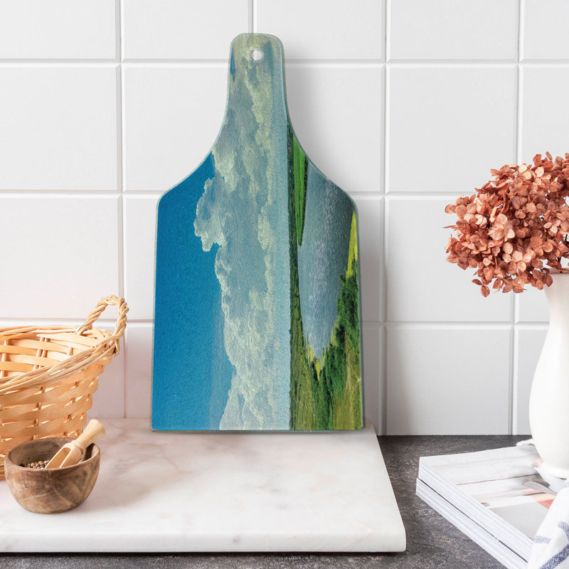 Planche à découper en verre trempé Ambesonne