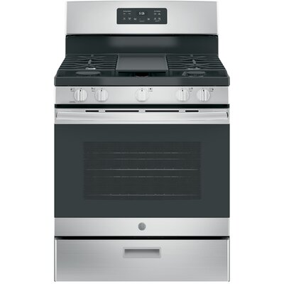 30"" 5 cu ft. Freestanding Gas Range with Griddle -  JGBS66REKSS