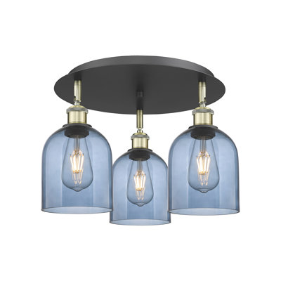 Odaniel Glass Semi Flush Mount