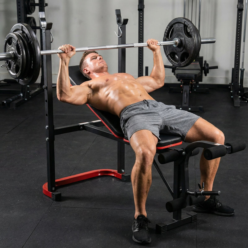 Banc de musculation réglable de qualité supérieure - Système d'entraînement familial tout-en-un d'une capacité de 661 lb