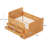 Full Size Wooden Bed with LED Light, Storage Drawers & Ladder for Kids Bedroom, Wood color-788040812