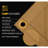 PROTARP Heavy Duty 14 OZ Water Resistant Canvas Tarp, UV Resistant Tarpaulin Cover with Rustproof Brass Grommets, Multipurpose for Canopy, Roof, Camping, Woodpile . (Tan)-108809920