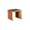 Waterfall Solid Wood Sled End Table
