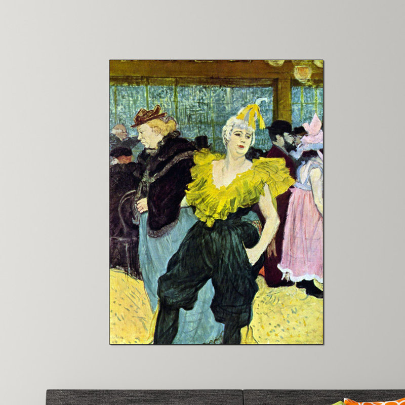 Henri De Toulouse-Lautrec - Wrapped Canvas Painting, 120cm H x 90cm W x 1.8cm D