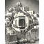 «Balcon» par M.C.Escher, toile tendue avec châssis-2139695441