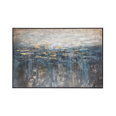 Berna Green Lake 1 Piece Single Picture Frame Painting on Canvas