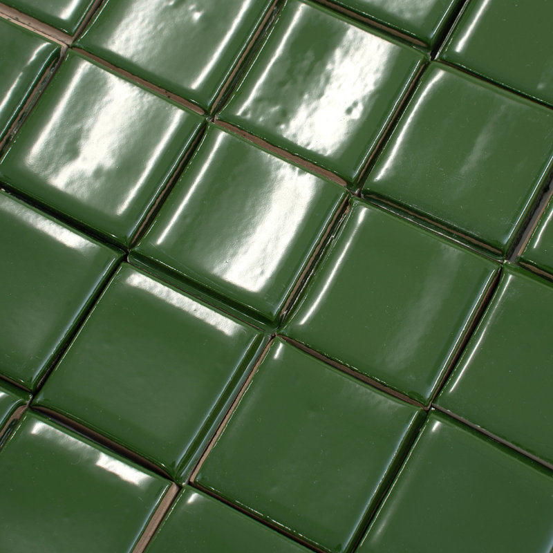 Terralis 2 x 2 po Carreau de mur et de plancher carré en porcelaine brillante (paquet de 0,86 pi2) - paquet de 50