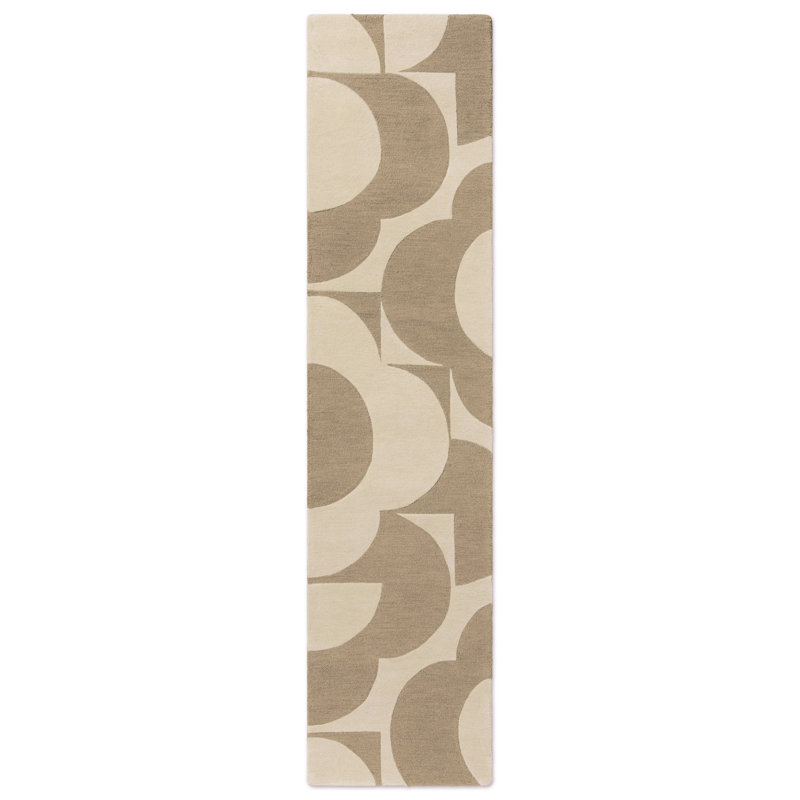 OR Prism Flower Mushroom/Ecru 158009, Runner 2'4" x 9'10"