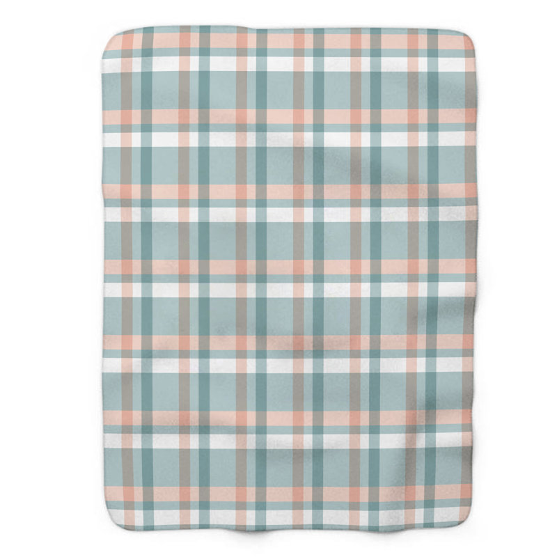 Pâques chic - couverture en sherpa de qualité supérieure 1 pièce, L 50 po x L 60 po