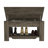 Austin 40" Wide Storage Table with 1 Extendable Shelf, 4 Legs and Lower Shelf-1660132492-1660132495