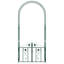 102cm W x 50cm D Steel Arbour-125281672