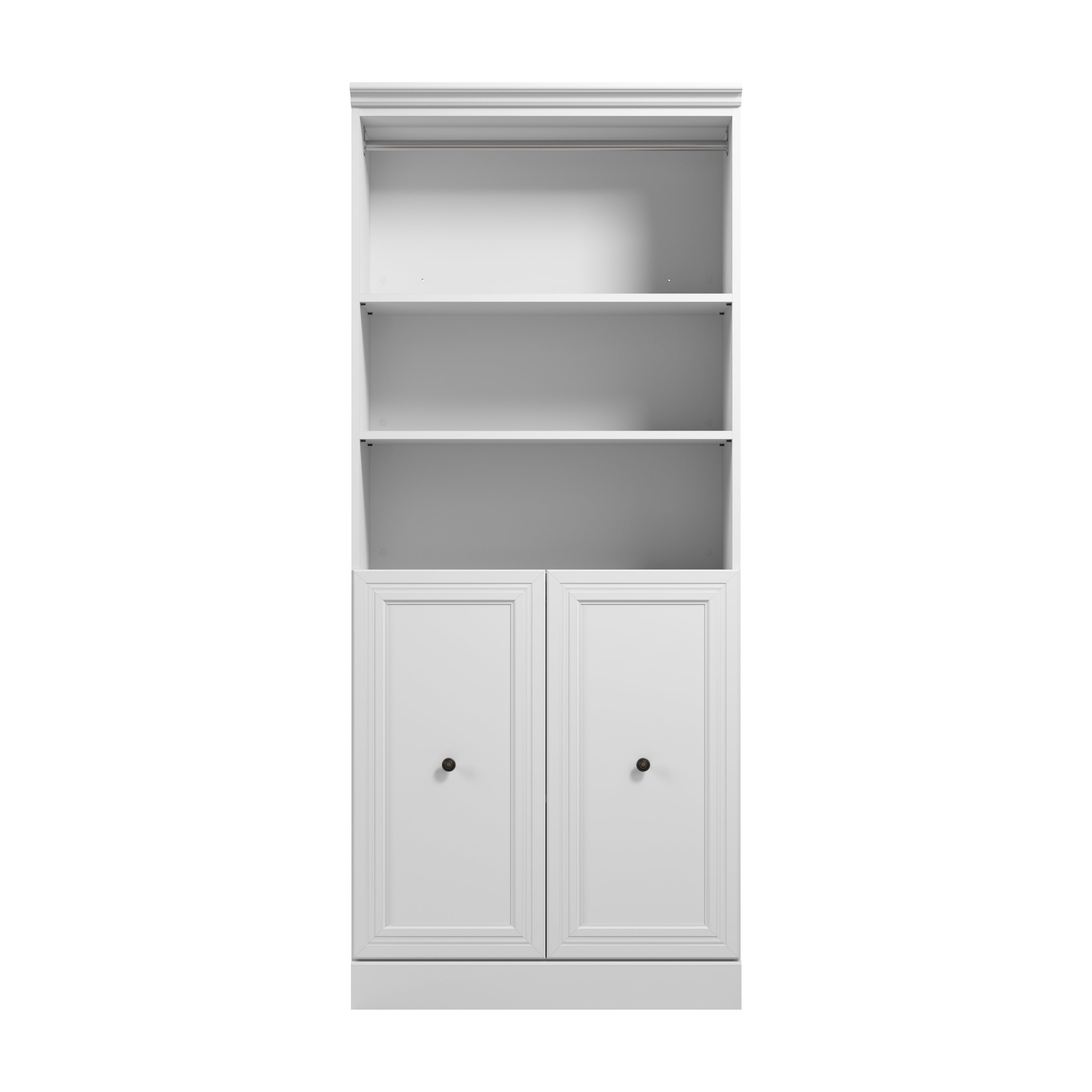 36W Closet Storage Cabinet in Linen White Oak by Bestar