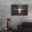 «Longhorn Art With Flag» par Design Turnpike-1397275639