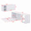 Grand lit escamotable avec rangement Malachie-126591239