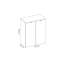 Zoya 2 -Door 2 -Shelf