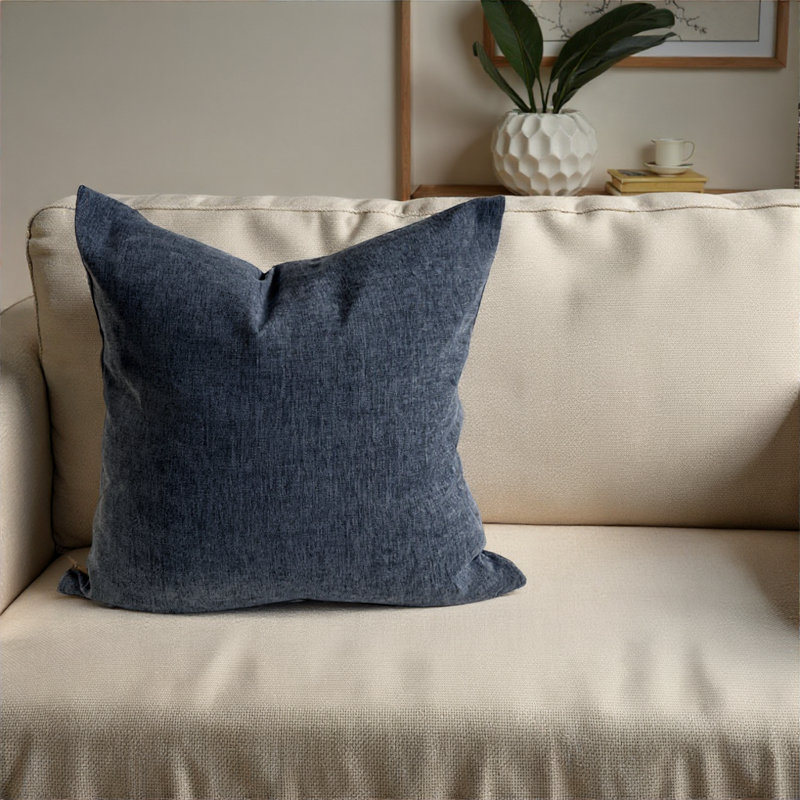 Oreiller en polyuréthane bleu marine 20 x 20 Komodo, Square 20", Navy