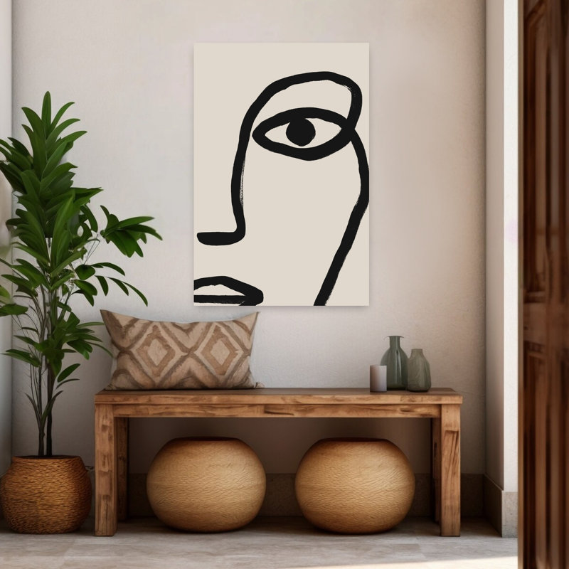 Art contemporain contemporain abstrait, H 48 po x l 32 po