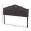 Tête de lit rembourrée en mousse et en polyester Avinsh, H 55,25 po x l 61,25 po x P 2,50 po-1577387406-1577387400