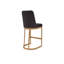 Upholstered Counter Stool with Metal Frame-86510418-86677622