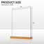 Stable & Clear Display – Acrylic Sign Holder Stand for Tabletop – Easy-Use Menu, Poster, Info Frame for Office, Store, or School – Commercial Signage Rack – 14.8x21cm, 12-Pack