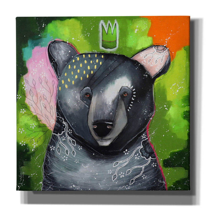 «A Curious Companion» par The Secret Hermit, H 18 po x l 18 po x P 0,75 po