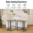 Irvona Upholstered Counter Stool with Metal Frame-1539887940