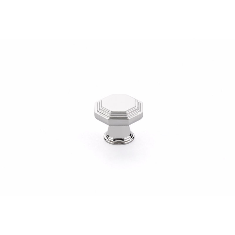 Midvale Circle Knob, Polished Nickel, 1.25''