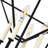 4 - Light Dimmable Lantern Geometric Chandelier