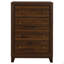 Commode 4 tiroirs en noyer