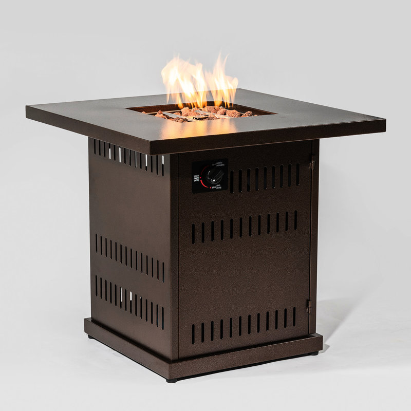 Table de feu au propane 28 po - polyvalente pour différentes activités d'extérieur