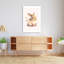 Adorable aquarelle mignonne lapin contemporain paisible-129969989