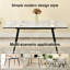 Extendable Metal Base Dining Table-1953154812
